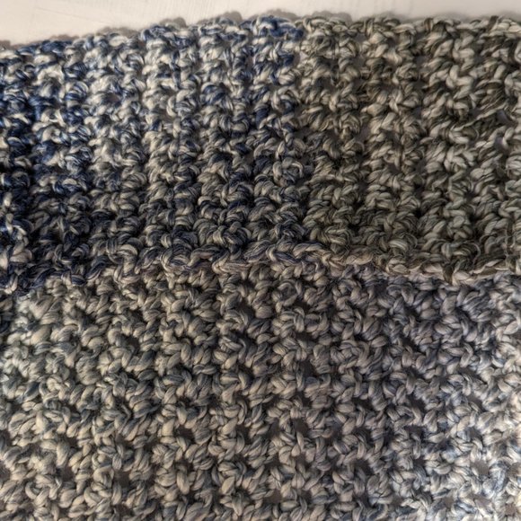 Ginormous Scarf Extra Long 180x5 Chunky Wrap Muffler Handmade Crochet Knit NWT - Picture 9 of 12